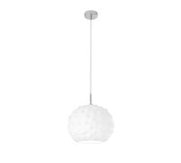 Lampadario Alluminio Contemporaneo Meteora Bianco 1 Luce E27