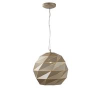 Sospensione Contemporanea Origami Ferro Oro 1 Luce E27