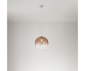 Sospensione Contemporanea Planet Vetro Marrone 1 Luce E27 Ip20 D35