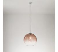 Sospensione Contemporanea Planet Vetro Marrone 1 Luce E27 Ip20 D45