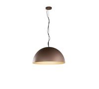 Steel sospensione in metallo grigio metallizzato e oro opaco 1 luce attacco E27 d.60cm