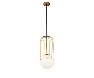 Sospensione Contemporanea Telford Grande In Metallo Oro 1 Luce