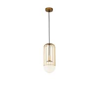 Sospensione Contemporanea Telford Media In Metallo Oro 1 Luce