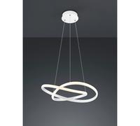 Sospensione Course LED cerchio infinito bianca Ø 60 cm