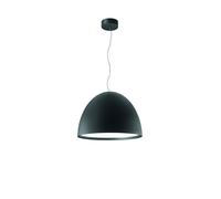 SOSPENSIONE CUPOLA 1 LUCE A LED 50W 3000K 4691LM D.60 NERO IN ALLUMINIO VERNICIATO