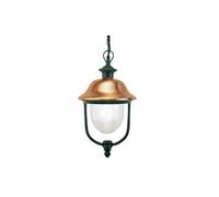 Plafoniera Da Esterno Contemp. Rustica Alluminio E Metallo Ruggine 1 Luce E27