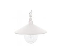 Sospensione Da Esterno Contemporanea Spectre Alluminio E Vetro Bianco 1 Luce E27