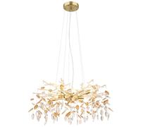 Globo Lighting Danna lampada sospesa x8 W oro-ambra 64132-8