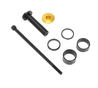 Sospensione della forcella anteriore della moto Parte di ammortizzatore del nucleo compatibile con S X Model Pit Pit Bike Edilizia in alluminio(Gold)