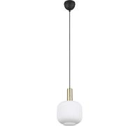 Sospensione Diva in Vetro Ø20cm Attacco E27 colore Ottone Satinato
