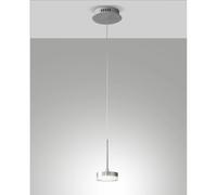Sospensione Dunk 1 Luce Alluminio Spazzolato Collezione DUNK Stile Moderno Elega [EEK: A++]