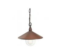 Sospensione Esterno Contemporanea Spectre Alluminio E Vetro Ruggine 1 Luce E27