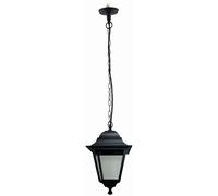 Sospensione Esterno IP44 Nero Rustico Alluminio E27 Lanterna Luce Giardino Casa