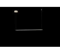 SOSPENSIONE GENIUS ORIZZONTALE ORO LED 3000K 1030LM 20W DIMMERABILE L.120CM