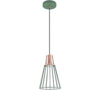 Sospensione GTV KALIOPE, plafoniera, 8044, AC220-240V, 50/60Hz, 1*E27, max. 40 W, IP20, diametro 18 cm, singolo verde
