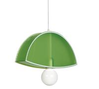 Sospensione in cristallo acrilico prismatico BLUNDER 42x42xh10 cm 1 luce verde trasparente verde