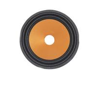 Sospensione in tessuto con diaframma per altoparlante rifinito in oro classico da 4 / 5 / 6, 5 / 8 / 10 / 12 / 15 pollici con cappuccio per cono woofer con bordo in tessuto per la riduzione del rumore
