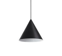 Sospensione Industrial-Minimal A-Line Metallo Nero 1 Luce E27