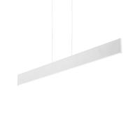Sospensione Industrial-Minimal Desk Metallo Bianco Led 32W 3000K
