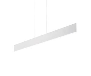 Sospensione Industrial-Minimal Desk Metallo Bianco Led 32W 3000K