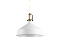 IDEAL LUX Lampada a sospensione Eris-2 SP1 metallo bianco 1 luce E27