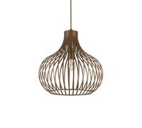 Sospensione Industrial-Minimal Onion Metallo Coffee 1 Luce E27 D38Cm