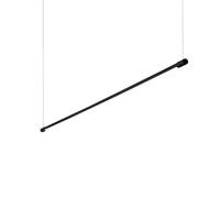 Sospensione Industrial-Minimal Yoko Alluminio-Plastiche Nero Led 16W 3000K