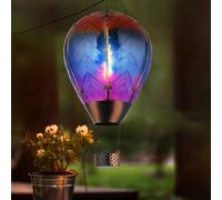 Sospensione Lampada Solare Mongolfiera Esterno Colorato Giardino Effetto Fuoco [EEK: Inaditato]