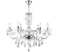 Sospensione Lampadario Kristallleuchte Mattoni Vetro Diversi Braccia H 128 CM