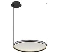Sospensione LED Briggs 4100 lm 630x600x1500 mm Nero - opaco