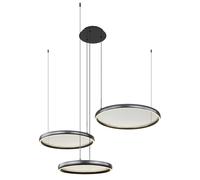 Sospensione LED Briggs 6800 lm 1030x830x1500 mm Nero - opaco