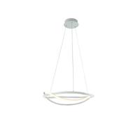 Sospensione LED Persy 2800 lm CCT Ø 55 x 120 cm bianco Bianco