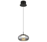 Sospensione LED Quintara 400 lm Ø 200x1500 mm Nero - opaco