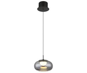 Sospensione LED Quintara 400 lm Ø 200x1500 mm Nero - opaco