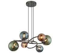 Sospensione LED Riha 290 lm Ø 650x1200 mm Nero - opaco