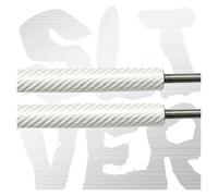 Sospensione Lift Support Per Hyundai Per Grand Per Starex TQ 2nd 2007-2021 H-1 Per Cargo H300 I800 Ammortizzatore Cofano Supporto A Gas Sollevamento Ammortizzatori Molle a Gas(Sliver Carbon Fiber)