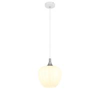 Sospensione Maxy Ø 24 x 120 cm metallo bianco satinato