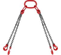 Sospensione merci Un'imbracatura a catena di sollevamento con un gancio, composta da quattro gambe, viene utilizzata for sospendere le gru a catena corta for porti minerari e costruzioni(100CM)