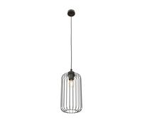 Sospensione Minimal Industrial Donar 1 Luce Nera