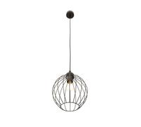 Sospensione Minimal Industrial Euryphaessa 1 Luce Nera