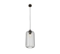Sospensione Minimal Industrial Minerva 1 Luce Nera
