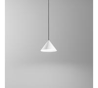 Sospensione Minimal Peak Metallo Bianco Led 12W 3000K Ip20