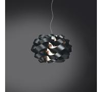 Sospensione Moderna 1 Luce Cloud D40 In Polilux Nero Made In Italy