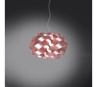 Sospensione Moderna 1 Luce Cloud D40 In Polilux Rosa Metallico Made In Italy