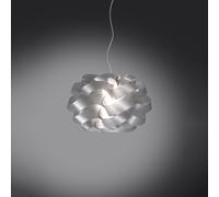 Sospensione Moderna 3 Luci Cloud D75 In Polilux Silver Made In Italy