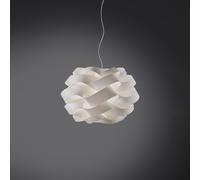Sospensione Moderna 5 Luci Cloud D100 In Polilux Bianco Made In Italy