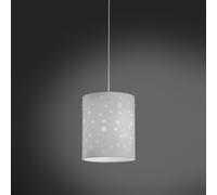 Sospensione Moderna A 1 Luce Pois Xl In Polilux Bicolor Bianco Made In Italy