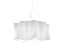 Sospensione Moderna A 3 Luci In Polilux Bianco Made In Italy
