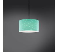 Sospensione Moderna A 3 Luci Pois Xxl In Polilux Bicolor Verde Made In Italy