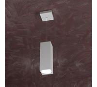Sospensione Moderna Area Metallo Grigio 1 Luce Gx53 25Cm